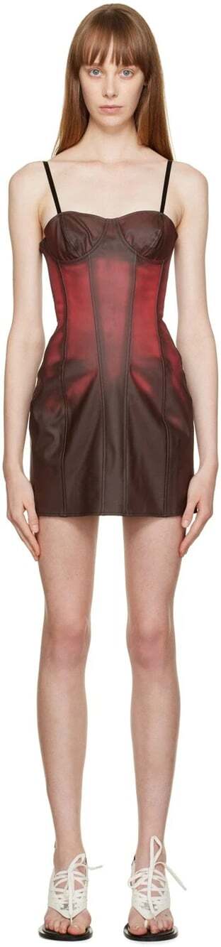 Sinead Gorey Capsule Minidress XS Womens SSENSE Heat Reactive Black Red $315
